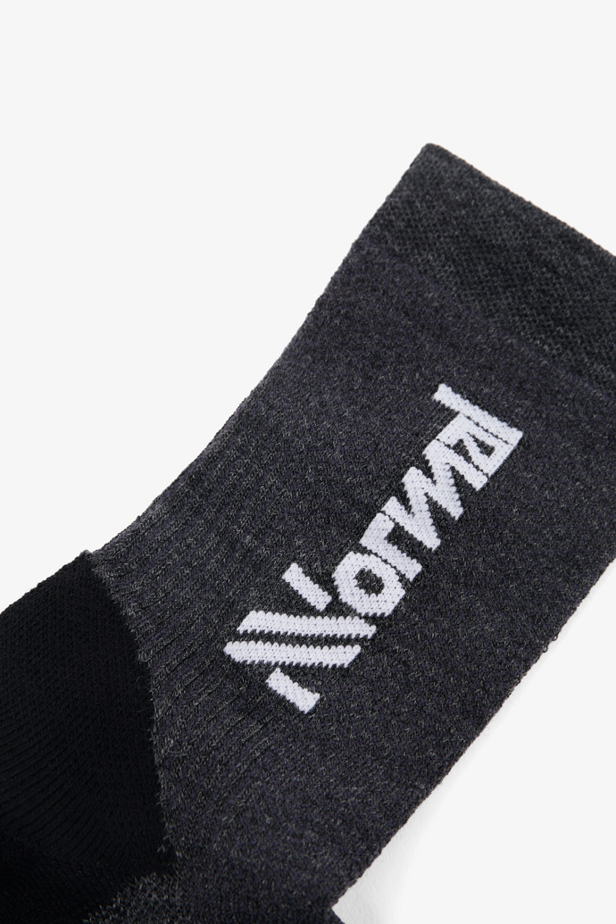 NNormal Merino socks 2 N2AMS02-001 Black | 405823-FWU