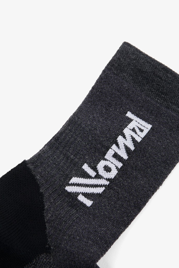 NNormal Merino socks 2 N2AMS02-001 Black | 631807-JAM